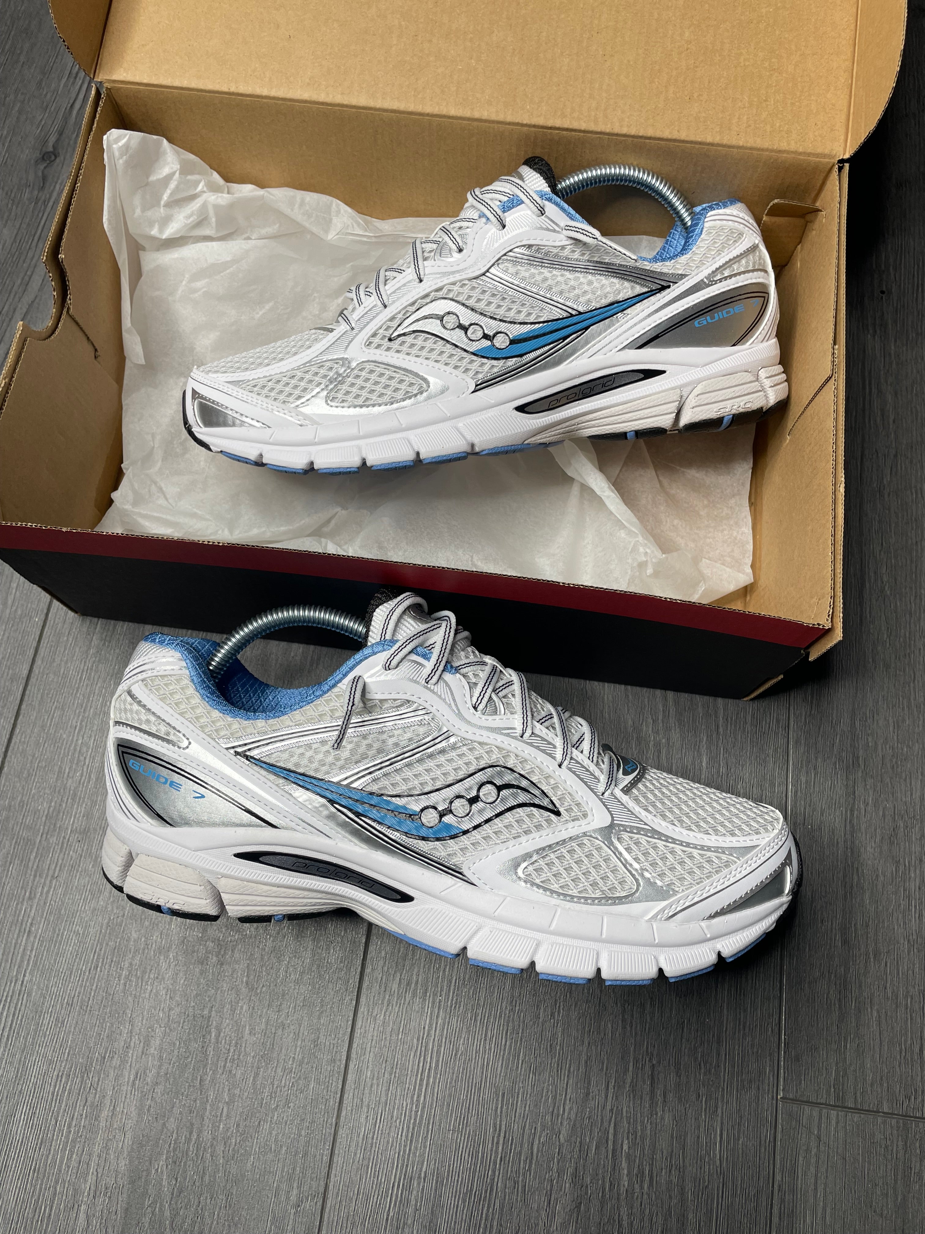 SAUCONY GUIDE 7 (WHITE/BLUE)